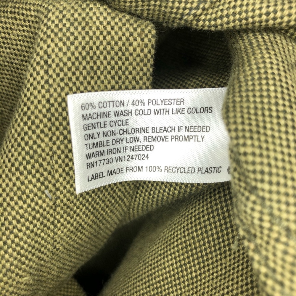 ❤️SOLD❤️GOODFELLOW - Mens Green Flannel - Picture 5 of 5